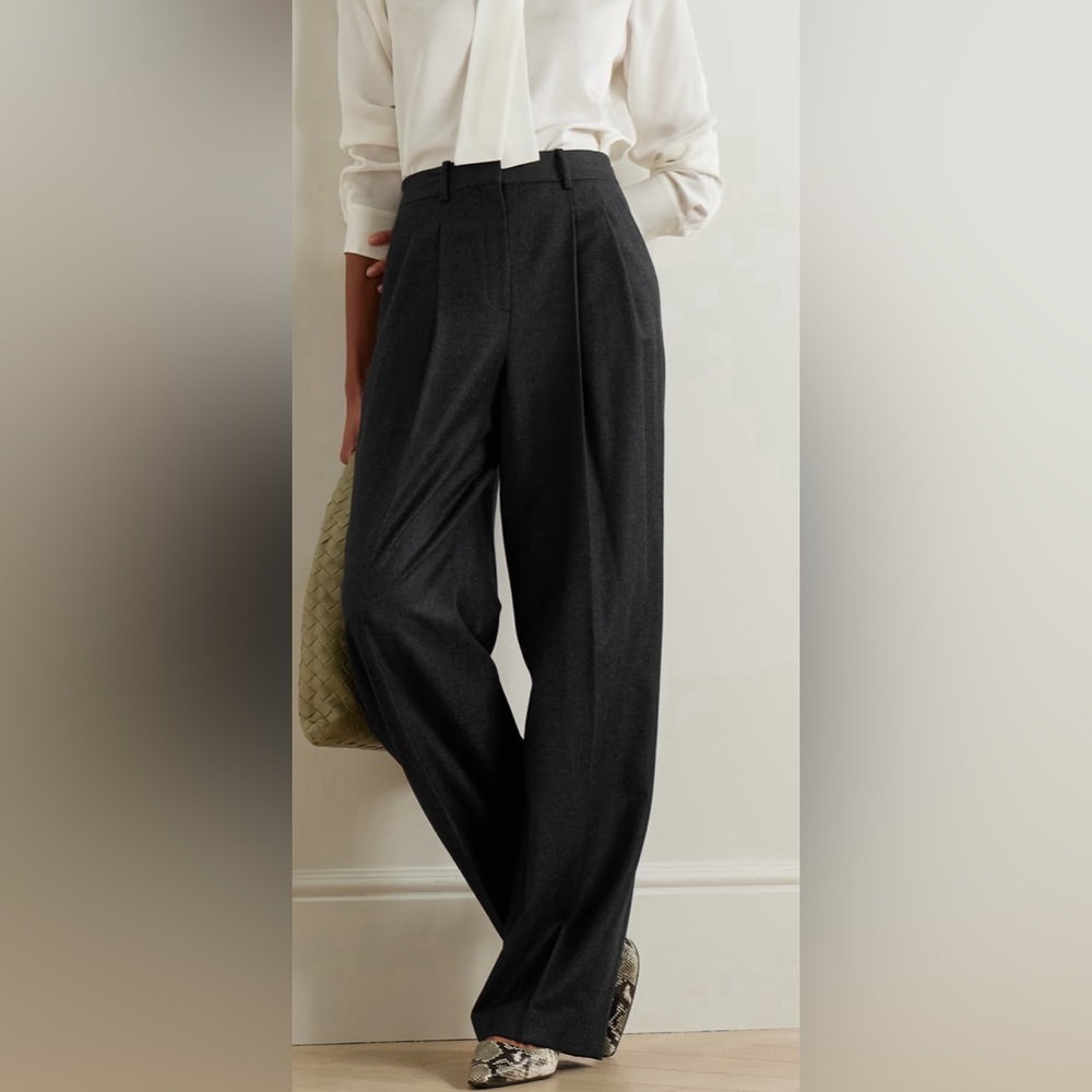 Theory Black Wide Leg Pants